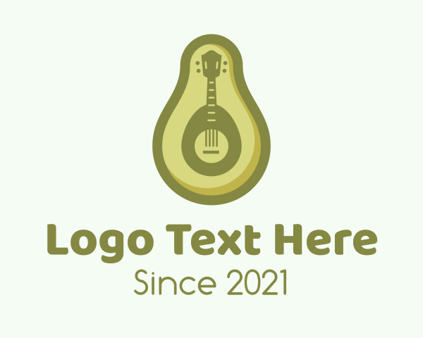 Guitar logo example 2