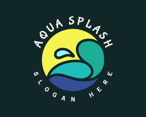 Ocean Splash Resort logo design