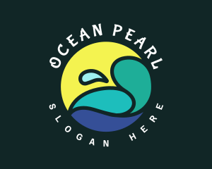 Ocean Splash Resort logo design