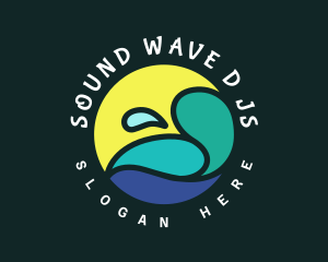 Ocean Splash Resort logo design