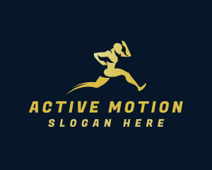 Human Sprint Traning logo design