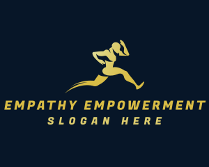 Human Sprint Traning logo design