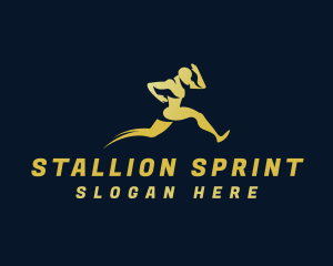 Human Sprint Traning logo design