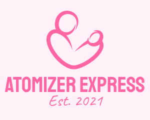 Woman Maternity Pediatrician  logo design