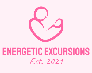 Woman Maternity Pediatrician  logo design