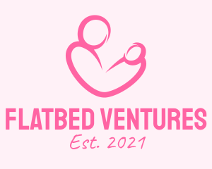 Woman Maternity Pediatrician  logo design