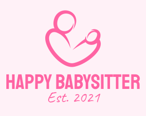 Woman Maternity Pediatrician  logo design