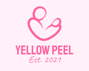 Woman Maternity Pediatrician  logo design