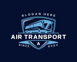 Shuttle Bus Transportation logo design