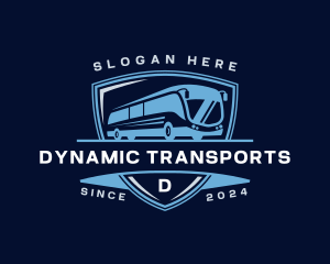 Shuttle Bus Transportation logo design