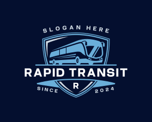 Shuttle Bus Transportation logo design