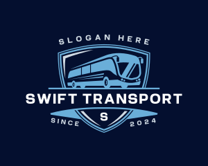 Shuttle Bus Transportation logo design