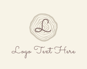 Wood Lumberjack Carpentry   Logo