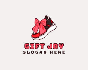  Sneaker Gift Ribbon logo design