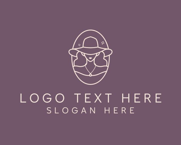Glam logo example 1