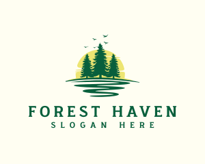 Forest Tree Park logo design