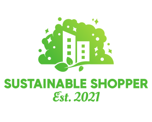 Eco Sustainable Building logo design