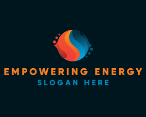 Thermal HVAC Energy logo design