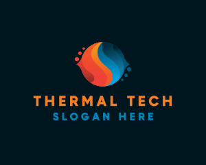 Thermal HVAC Energy logo design