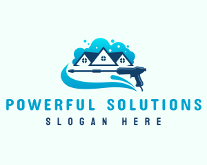 Pressure Washing Cleaner logo design