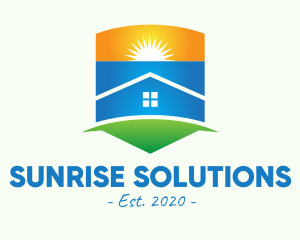 Sunrise Real Estate Housing logo design