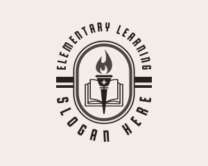 Learning Torch Academy Training logo design