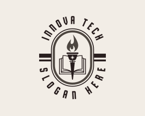 Learning Torch Academy Training logo design