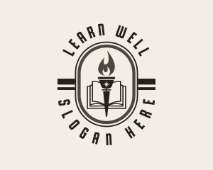 Learning Torch Academy Training logo design