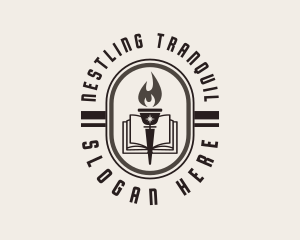 Learning Torch Academy Training logo design