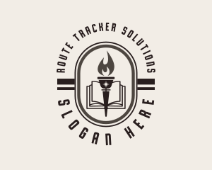 Learning Torch Academy Training logo design