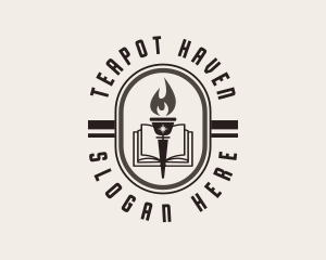 Learning Torch Academy Training logo design