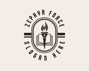 Learning Torch Academy Training logo design