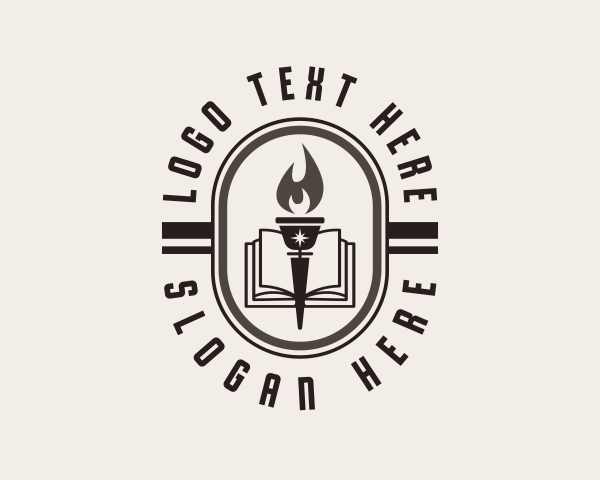 Torch logo example 2