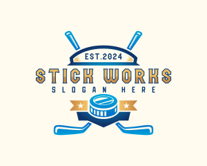 Hockey Athletic Sports logo design