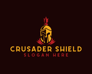 Spartan Armored  Warrior logo