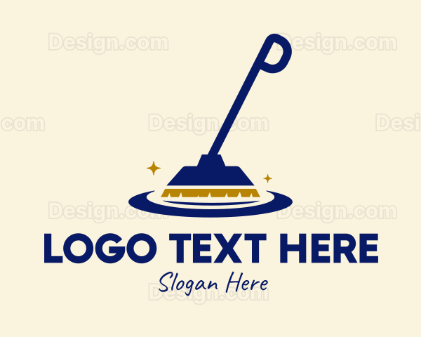 Cleaning Broomstick Housekeeping Logo