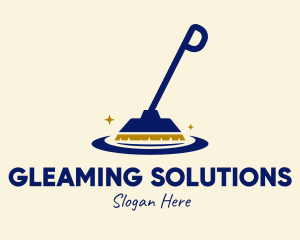 Cleaning Broomstick Housekeeping  logo design