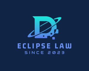 Tech Eclipse Letter D logo