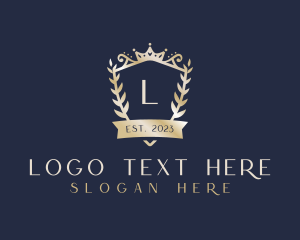 Elegant Royal Shield logo