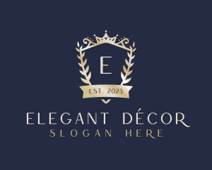 Elegant Royal Shield logo design