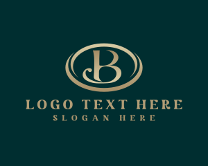 Elegant Business Letter B logo