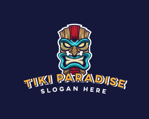 Tiki Mask Gaming logo design