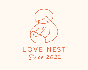 Mother Love Breastfeeding logo design