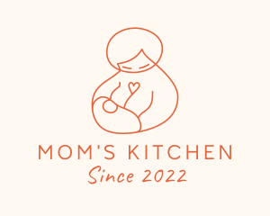 Mother Love Breastfeeding logo design