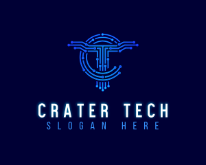 Digital Circuit Technology logo design