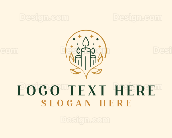 Elegant Wax Candle Logo