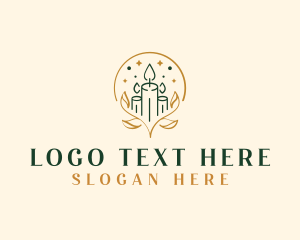 Elegant Wax Candle Logo