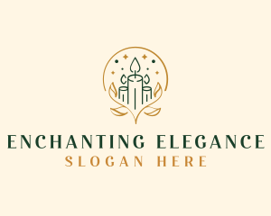 Elegant Wax Candle logo design