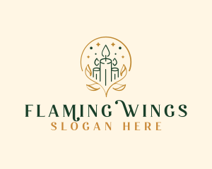 Elegant Wax Candle logo design