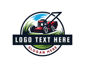 Gardening Lawn Mawer logo
